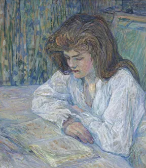 Impresión enmarcada : El Lector. El lector. Colección privada