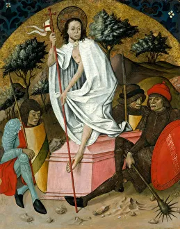 Medieval Christianity Paintings Imprime: The Resurrection. Creator: Unknown