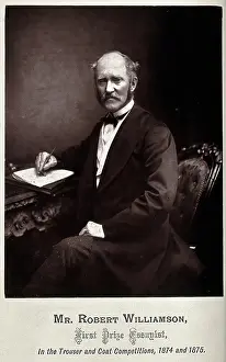 Victorian Era Writer Imprime: Robert Williamson. Creator: Unknown
