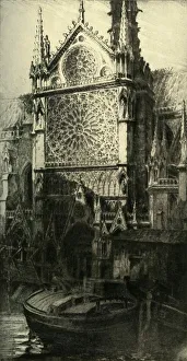Rose Window Architecture Imprime: The Rose Window, 1908. Creator: Unknown