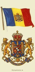 Romanian National Flag Imprime: Roumania, c1935. Creator: Unknown