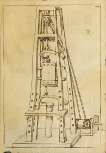 Civil Engineering History Imprime: The Santini Codex, Between 1480 and 1530. Creator: Anonymous master ()