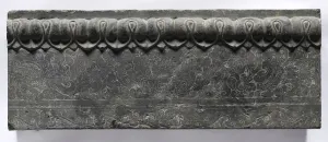 Heritage Art China Imprime: Section of a Coffin Platform: Horizontal Panel, 550-577. Creator: Unknown
