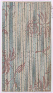 Eighteenth Century Heritage Images Imprime: Sheet with two borders with an overall dot pattern