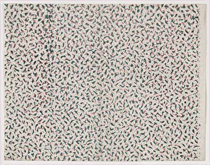Anonymous Artist Prints Imprime: Sheet with overall abstract pattern, 19th century. Creator: Anon