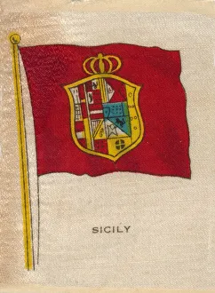 Italian Flag Imprime: Sicily, c1910