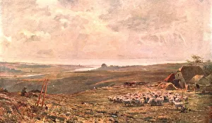 British Regionalism Art Imprime: The Silver Lining of the Cloud, 1890, (c1902). Creator: Unknown