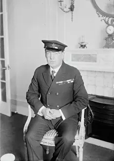 Sir Ernest Shackleton Imprime: Sir E. Shackleton, between c1915 and c1920. Creator: Bain News Service
