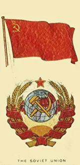 Soviet Union Flag Imprime: Soviet Union, c1935. Creator: Unknown