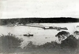 Steamboat Transportation History Imprime: The Spit, c1910. Creator: Unknown