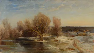 Impressionist Oil Paintings Imprime: Spring, 1881