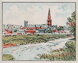 English Market Towns Imprime: Stamford, c1910