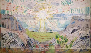 Edvard Munch Norway Imprime: The Sun