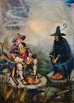 Joseph Ratcliffe Skelton Art Imprime: How Table Mountain got its Cloud, 1909. Artist: Joseph Ratcliffe Skelton