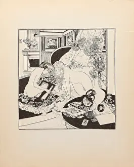 "De Cuentos en la Mesa de Espejo, c1908-1910. Autor: Bayros, Franz von (1866-1924)".