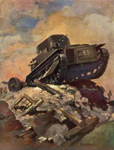 British Military Equipment Imprime: A Tank, c1930. Creator: Unknown