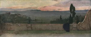 Amalgamated Press Limited Publications Imprime: Val D Arno: Evening, c1901, (c1930). Creator: Matthew Ridley Corbet
