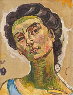 Fine Art Images Imprime: View into Infinity, Head Study, c1914. Creator: Hodler, Ferdinand (1853-1918)