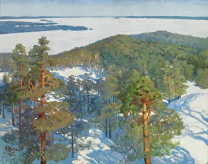 Venta de obras de arte: Vista desde la cima de Pyynikki, 1900. Creador: Helmi Biese