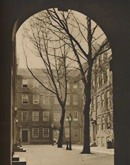London Architectural Features Imprime: A Vision of Early Spring Within The Temple, c1935. Creator: Donald McLeish