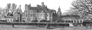 La visita del Príncipe de Gales a Bournemouth; Canford Manor, La residencia de Lord... 1890. Creador: Desconocido.