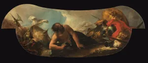 Italian Rococo Painting Imprime: Vulcan