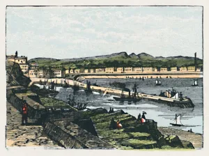 English Harbour Scene Imprime: Weymouth, c1910