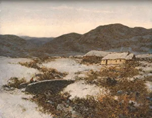 Scottish Winter Landscapes Imprime: Winter Twilight, c1904, (c1930). Creator: Alexander Kellock Brown
