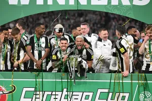 Irlanda Del Norte Imprime: Final de la Copa Carabao 2025, Wembley. Liverpool 1 v Newcastle 2