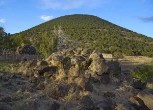 National Monument Landscapes Imprime: Capulin Volcano cinder code, extinct, Capulin Volcano National Monument, New Mexico