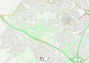 Redditch B97 4 Map