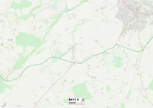 Mendip BA11 4 Map