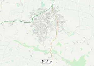 Mendip BA16 0 Map