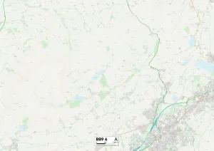 BB - Blackburn Imprime: Pendle BB9 6 Map
