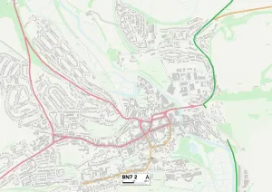 Lewes BN7 2 Map