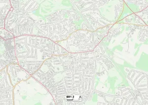 BR - Bromley Imprime: Bromley BR1 2 Map