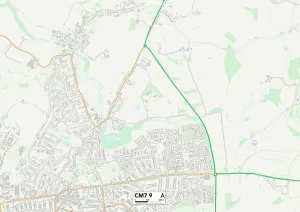CM - Chelmsford Imprime: Braintree CM7 9 Map