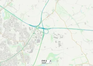 CV - Coventry Imprime: Coventry CV2 2 Map