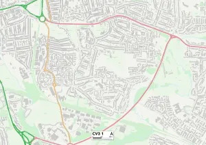 CV - Coventry Imprime: Coventry CV3 1 Map