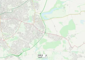 CV - Coventry Imprime: Coventry CV3 2 Map