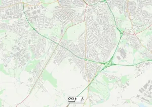 Coventry CV3 6 Map