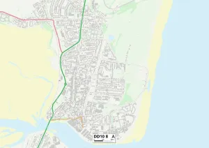 DD - Dundee Imprime: Angus DD10 8 Map