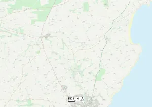 Impresión enmarcada : Angus DD11 4 Map