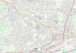 Dundee DD3 7 Map