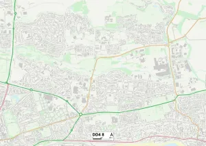 DD - Dundee Imprime: Dundee DD4 8 Map