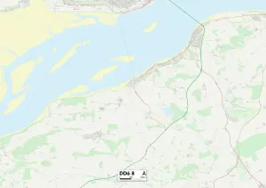 DD - Dundee Imprime: Fife DD6 8 Map