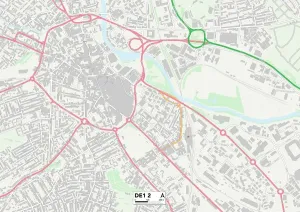 Derby DE1 2 Map