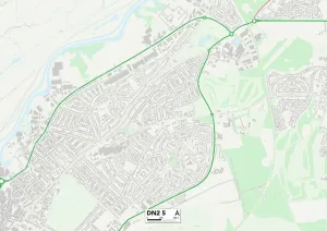 Doncaster DN2 5 Map