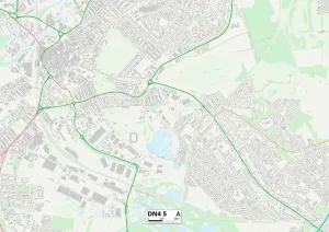 Doncaster DN4 5 Map