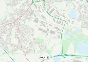 DN - Doncaster Imprime: Doncaster DN4 8 Map